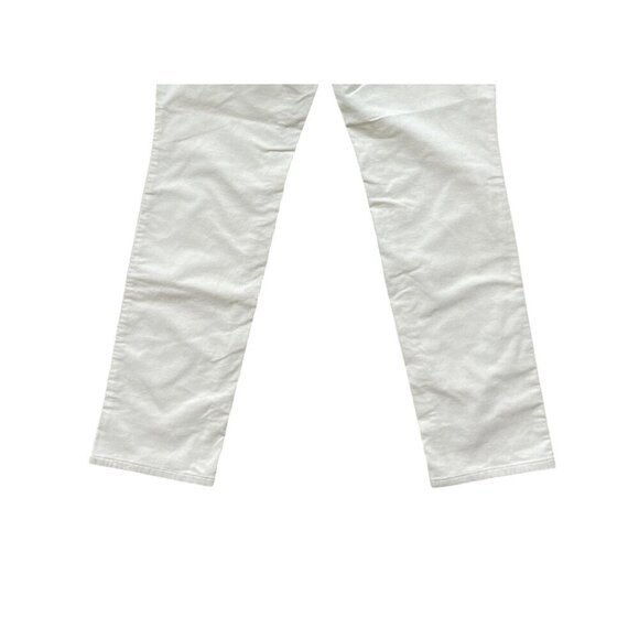 Talbots Corduroy Straight Leg Pants Size 4 Ivory Stretch Winter White Office - Picture 7 of 11